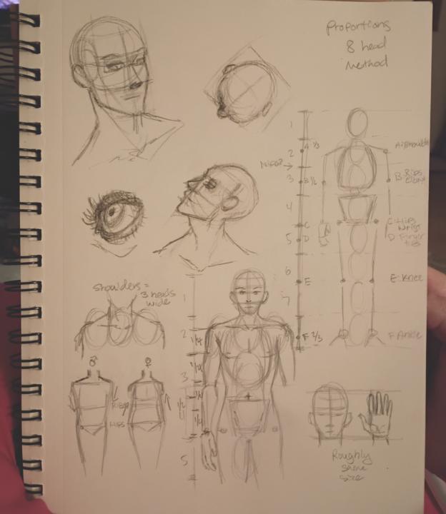 I found a sketch book