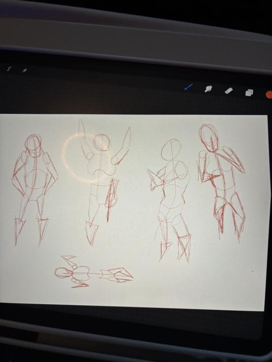 Working on my anatomy/ posing wondering if these look stiff and how I can improve 