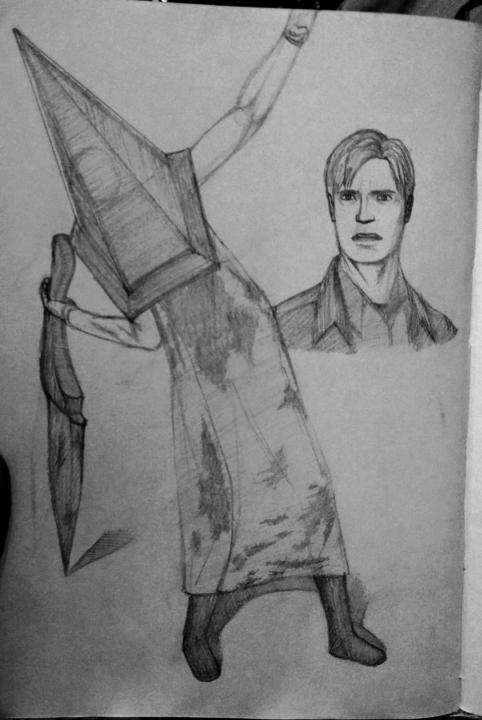 James and Pyramid Head 