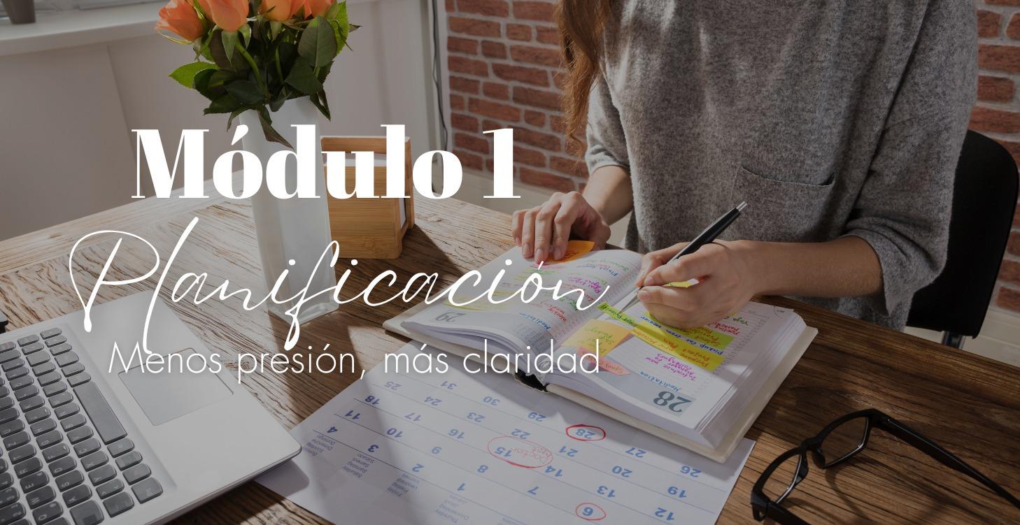 Planificación · Menos presión, más claridad