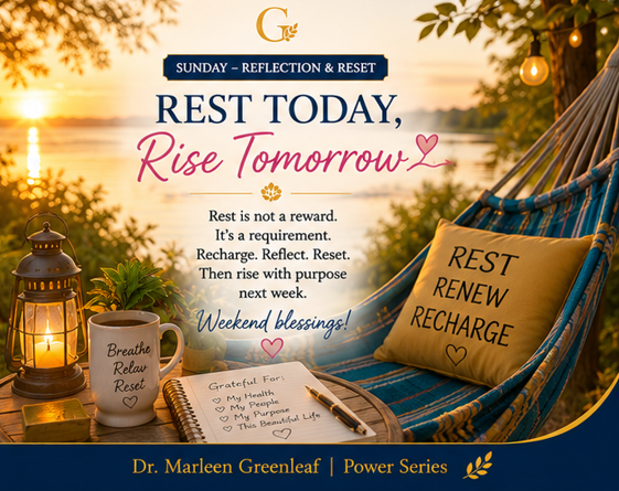 🌅 Rest Today, Rise Tomorrow