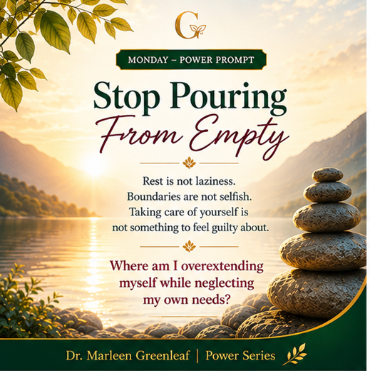 🌟 Stop Pouring From Empty