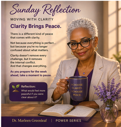 🌅 Sunday Reflection - Clarity Brings Peace