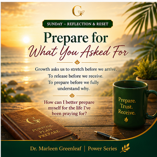 🌅 SUNDAY – Prepare for What You Asked For