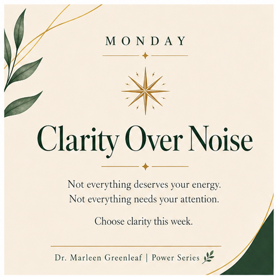 Clarity Over Noise