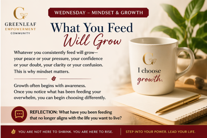 🌿 What You Feed Will Grow