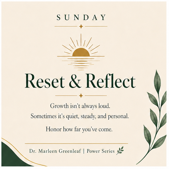 🌅 SUNDAY – Reset & Reset