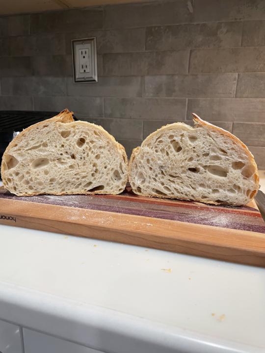 Loaf from first two this morning