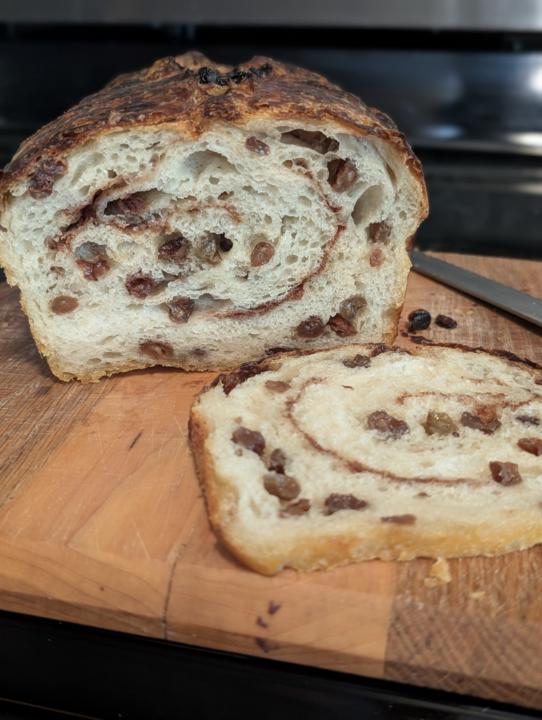 Raisin Cinnamon Sugar Croissant Bread
