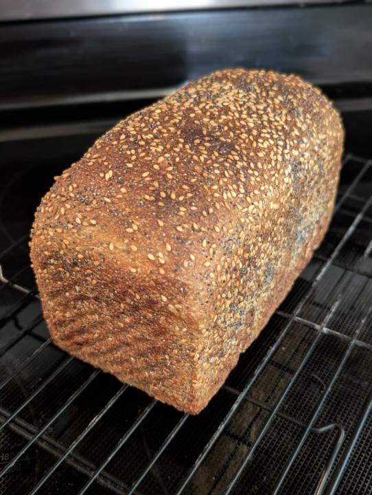 Sourdough Seeded Sandwich Bread