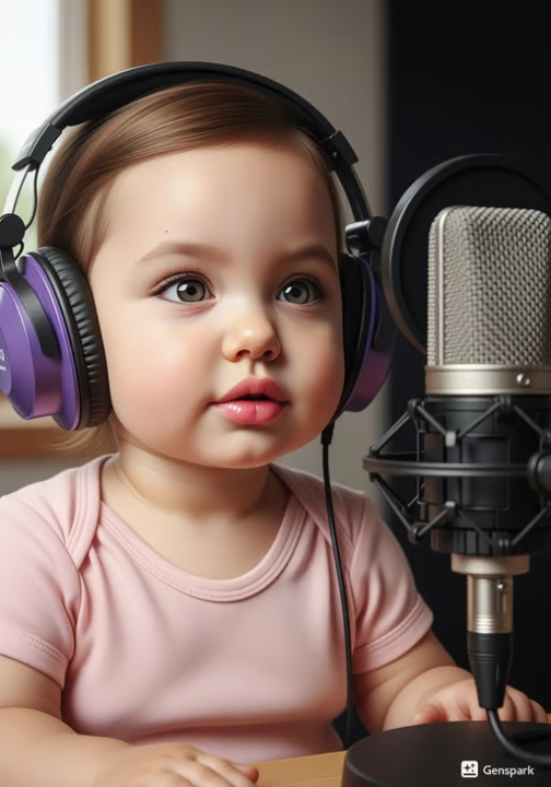 🟢可愛Baby播客照片如何生成? (成果分享)