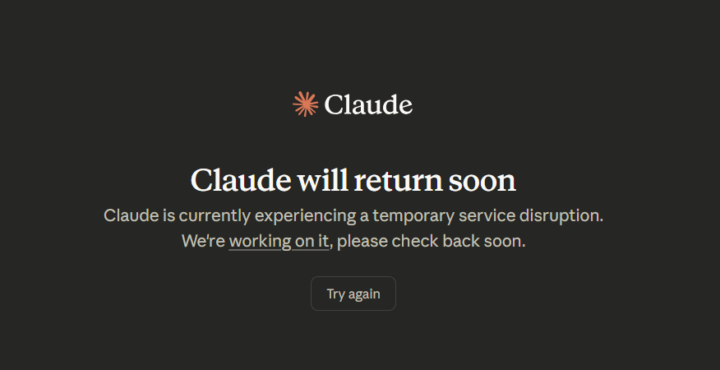 Claude 目前服務不穩定?