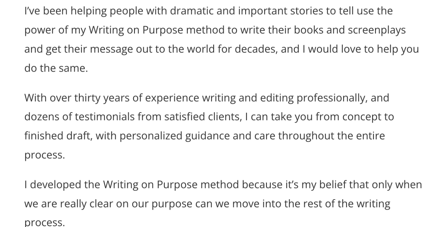 Writing True Stories