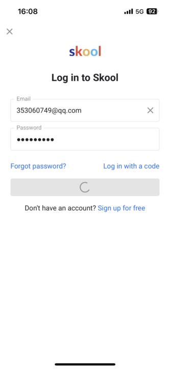 I want create an new account 