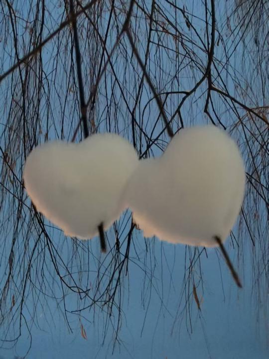 what a wonderful world--snowing again