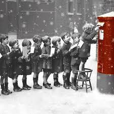 PIRF 110  "A line of eager children, their hearts full of wishes, send their letters to Santa Claus
