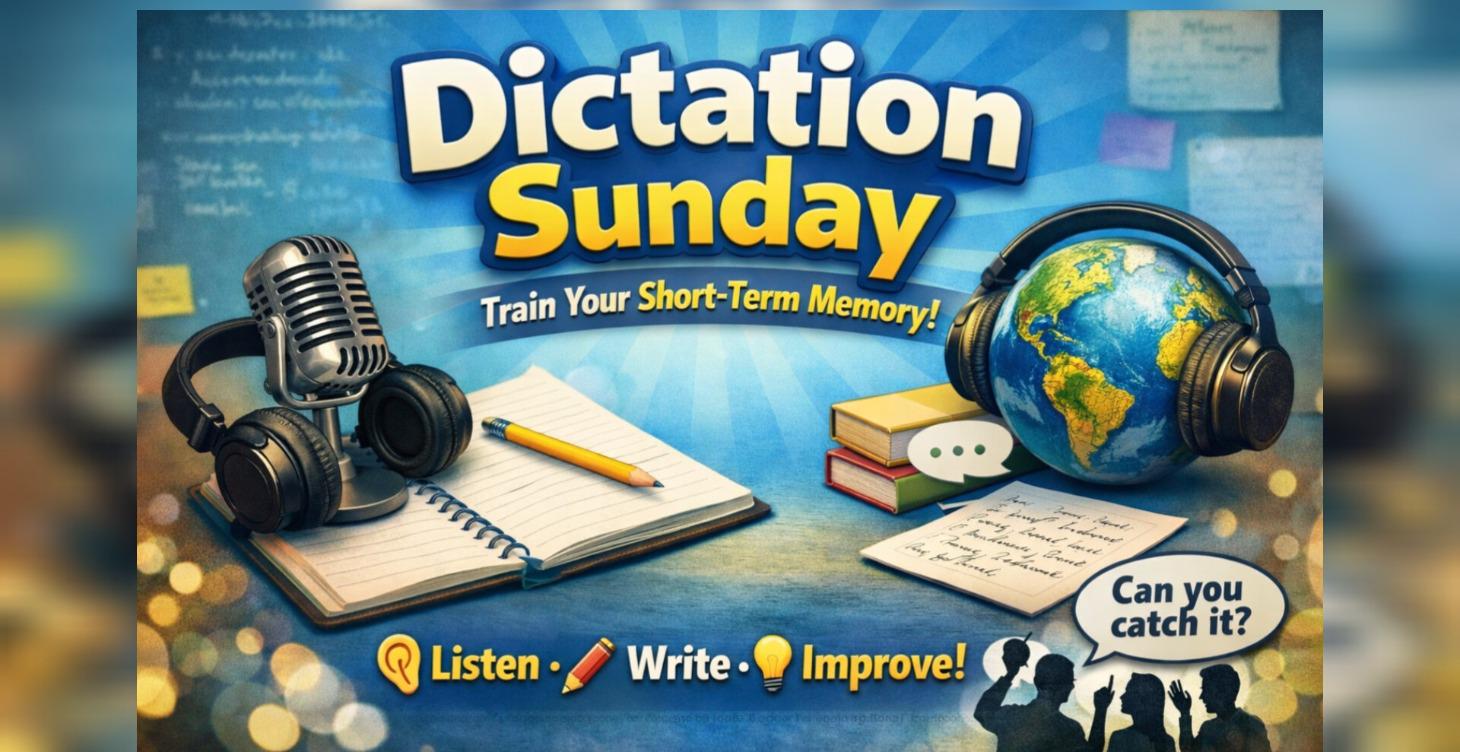 Dictation Sunday