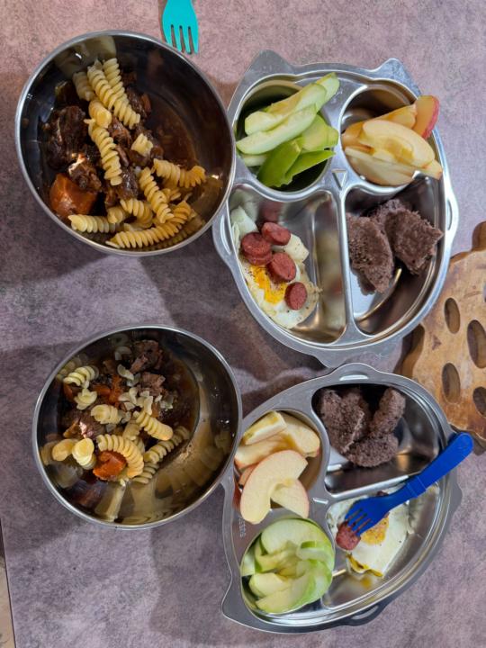 Breakfast for my boys...