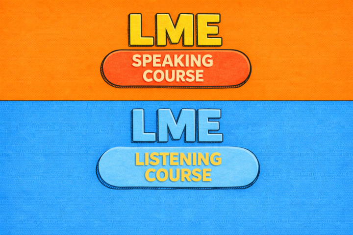📢 Class Reminder: for LME Speaking/Listening Members