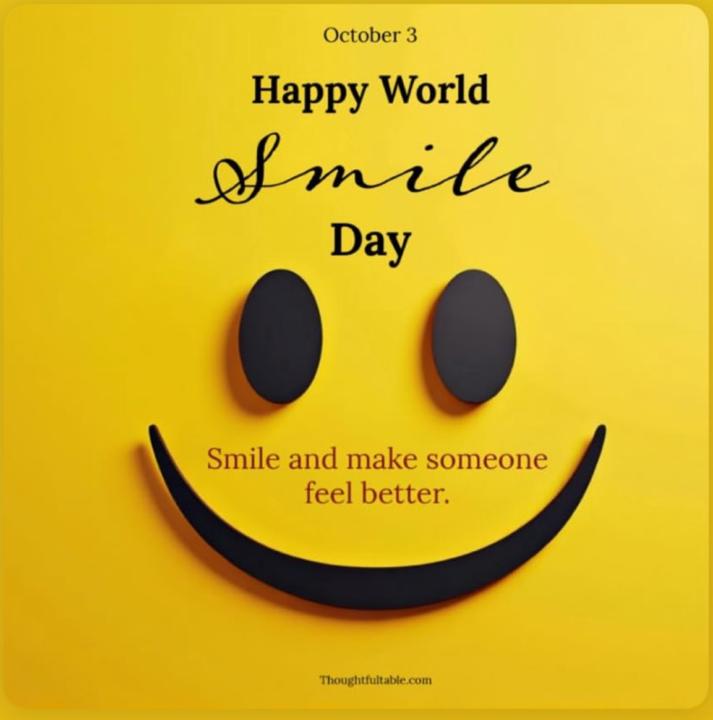 Happy World Smile Day 😁