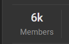 We are already 6K -- nobody noticed? I am SOFA