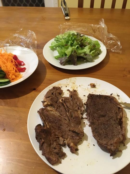 Steak and Studying