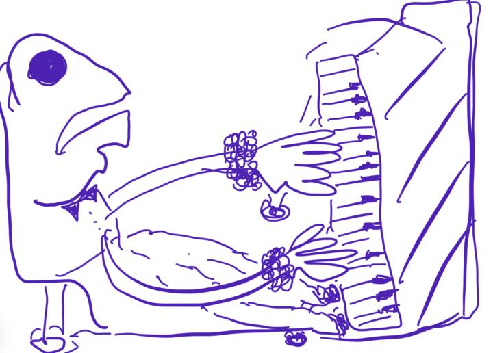 I tried to doodle something for the U.S. graduate students I’ll be giving a speech to, but