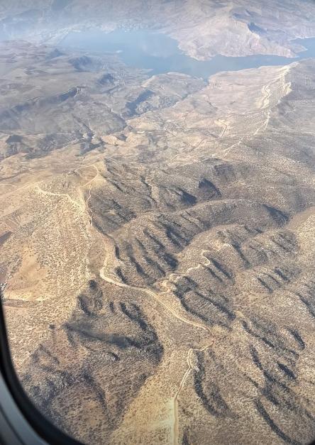 In the plane, in a portal