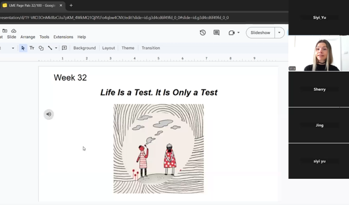 Reading Hangout Recap and Vocab | 32/100