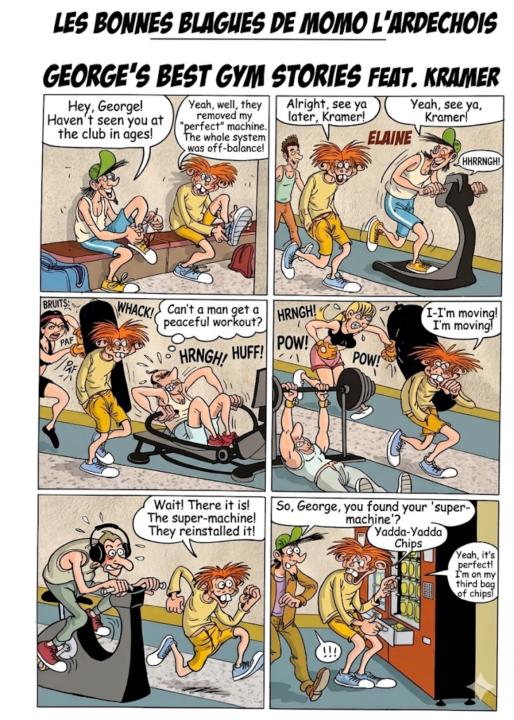 George's Gym Nightmare: Yadda-Yadda-Yadda! 🏋️‍♂️🥨🤣