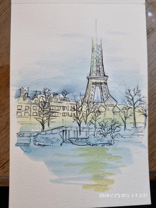 Long flight… she colored them.