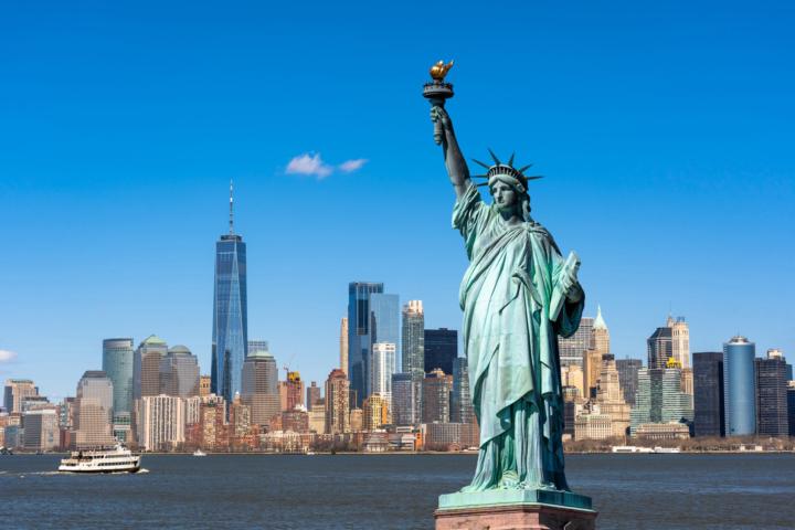 The statue of Liberty