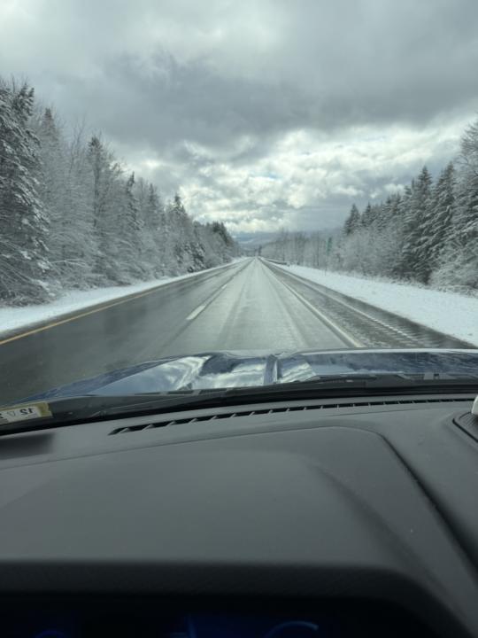 First "snow" of the year~