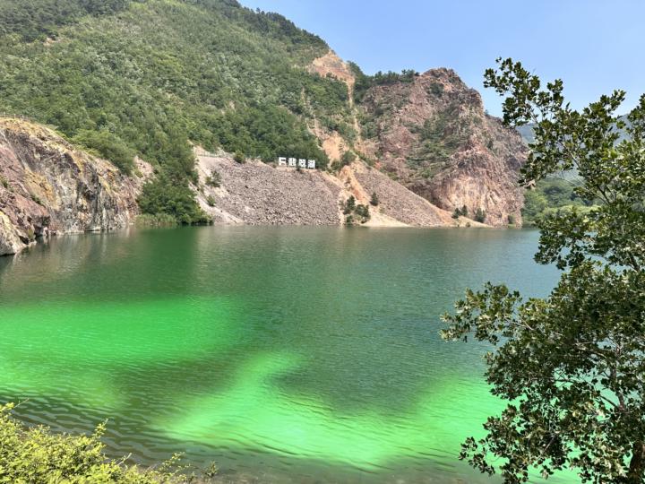 Emerald lake in Suzhou