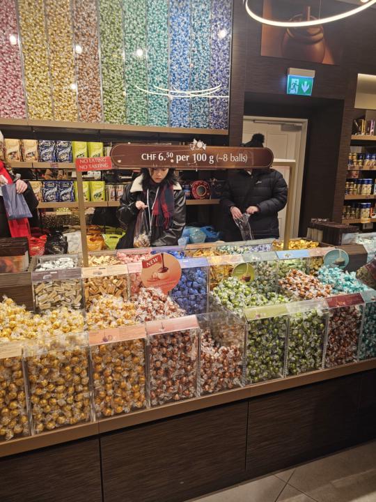 She’s stuck there.