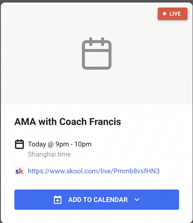 Our Coach missed the class 