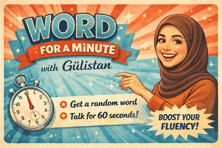 ⏱️ Word For a Minute w/Gulistan — April 29th