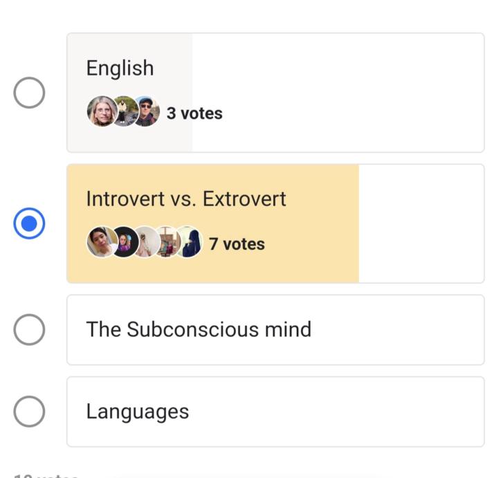 🎈VOTE result 🎉