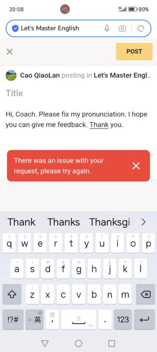 Hi, Coach. Please help me.