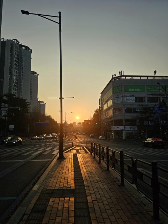 Early in the morning