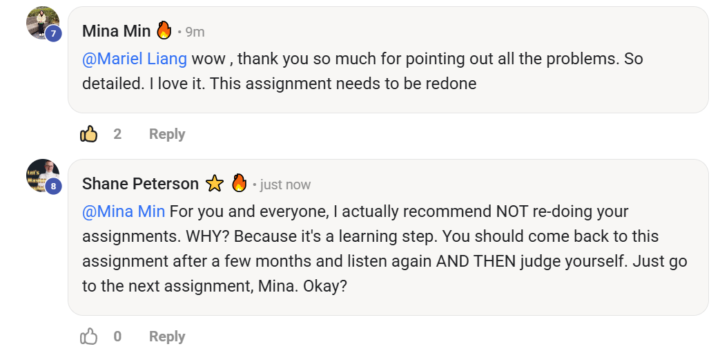 When you want to re-do your PIRF recording...