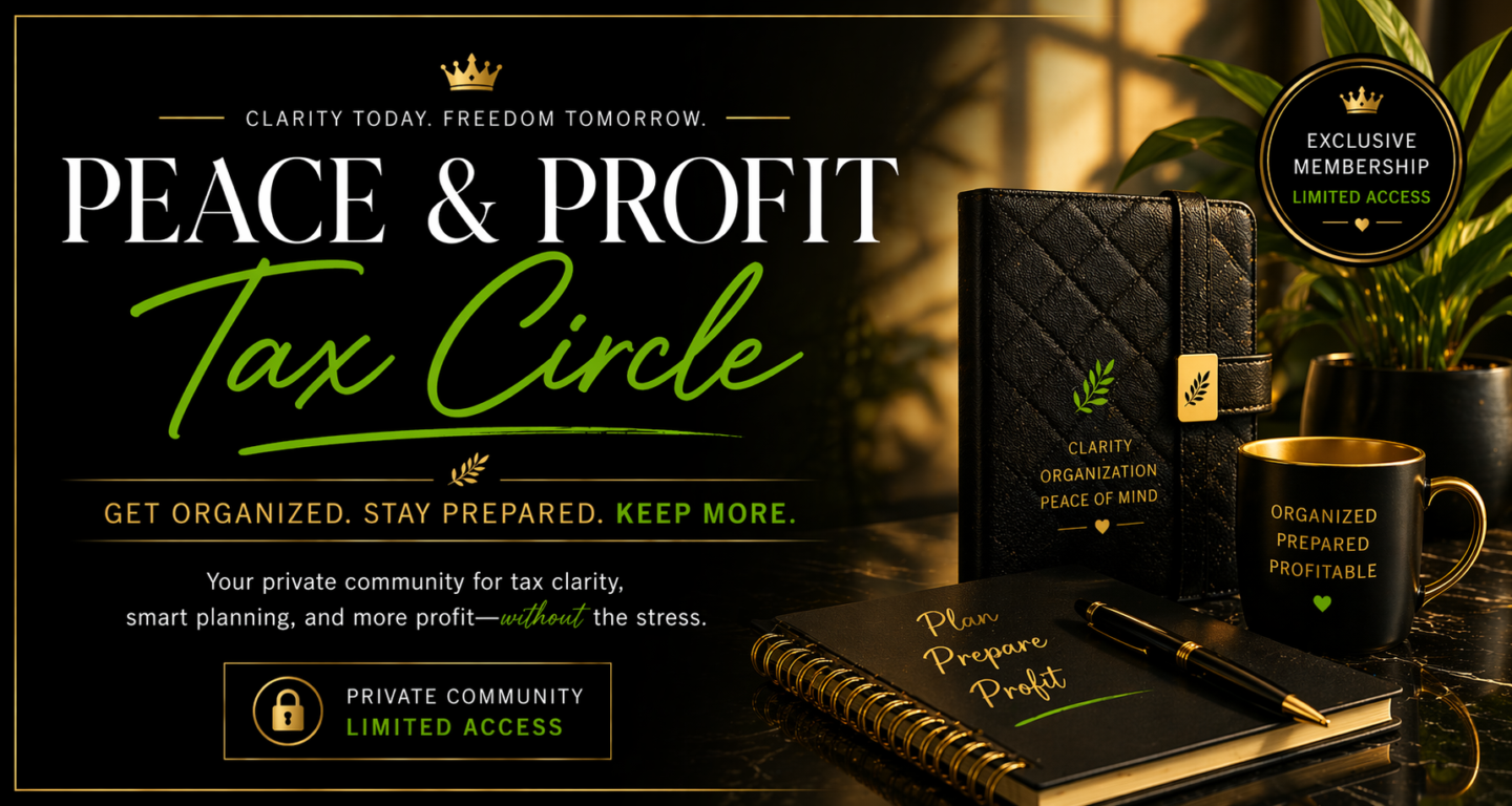 Peace & Profit: Tax Circle