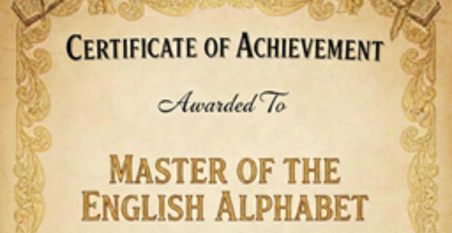 Master of the English Alphabet