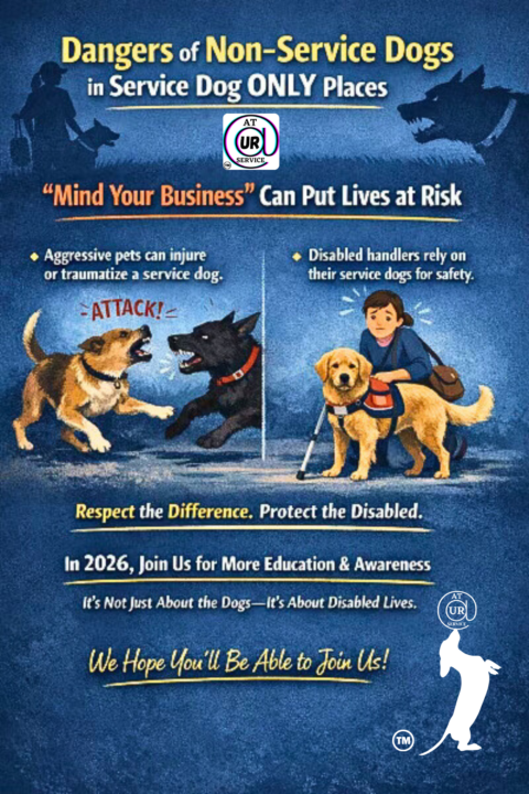 Dangers of Non-Service Dogs in Service Dog ONLY places. 