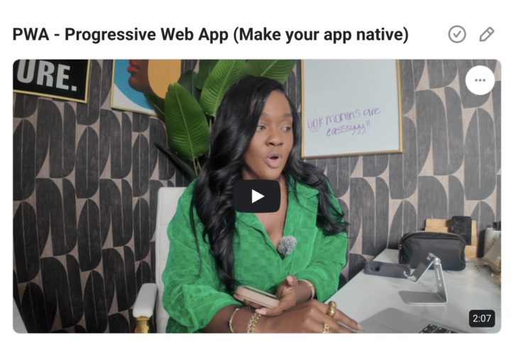 New Mini Training in Classroom!