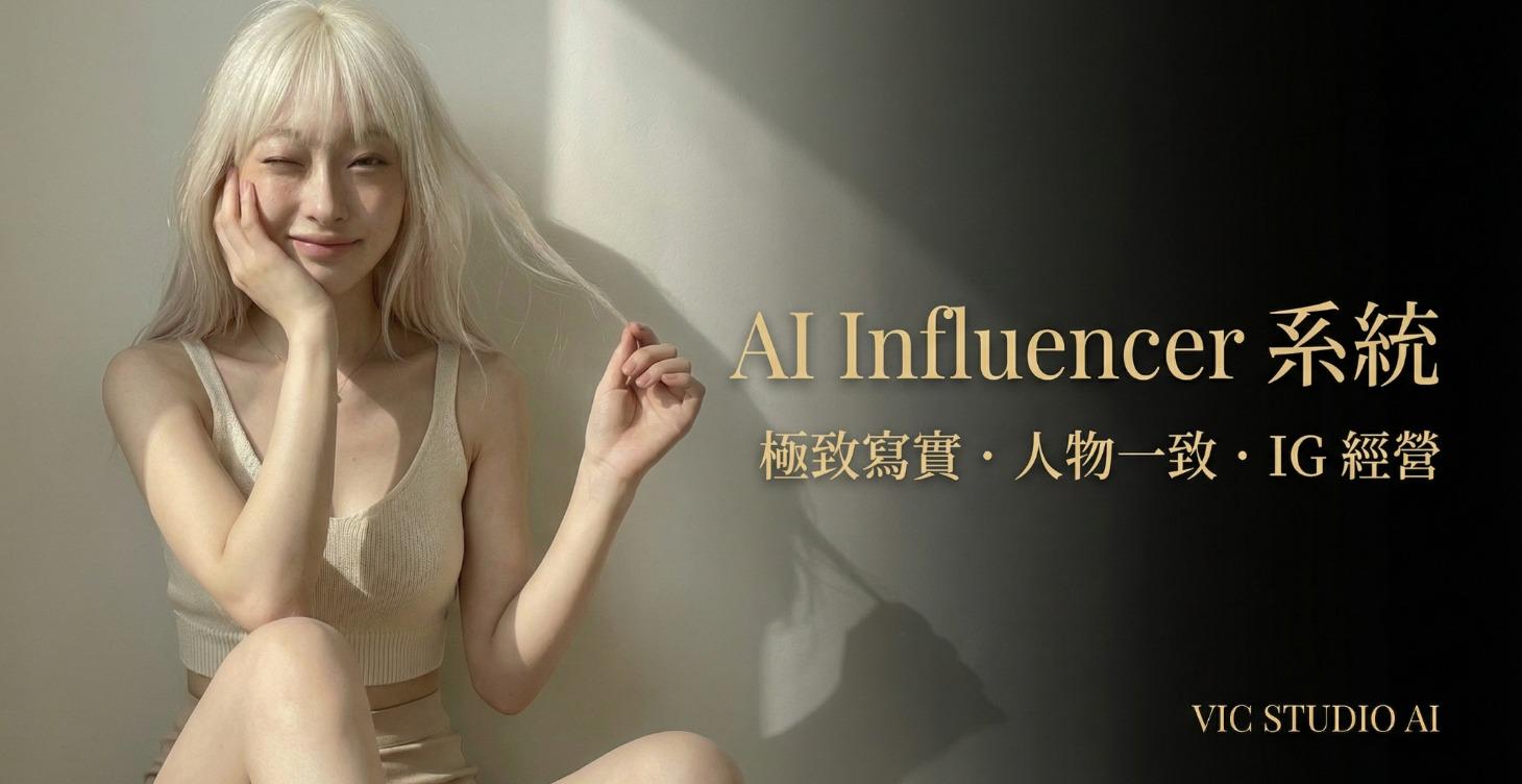 打造你專屬的AI網紅(AI Influencer)