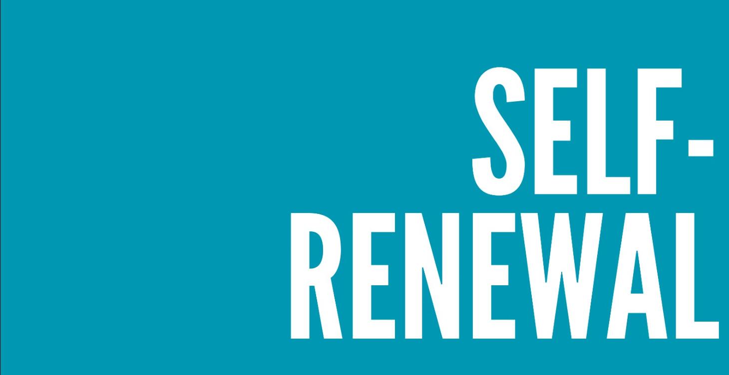 SELF-RENEWAL FILLING THE WELL
