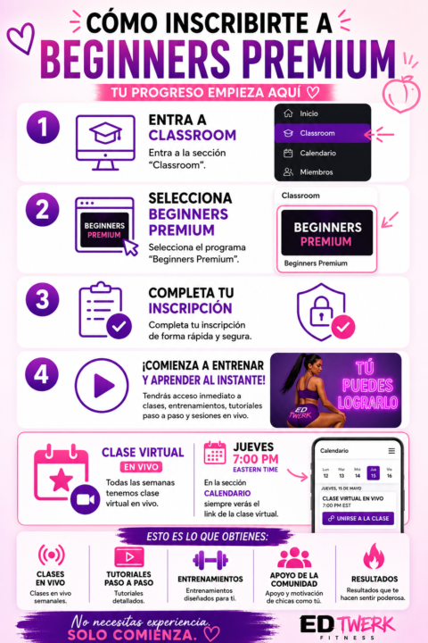 💜 ¡BIENVENIDAS A ED TWERK FITNESS! 💜