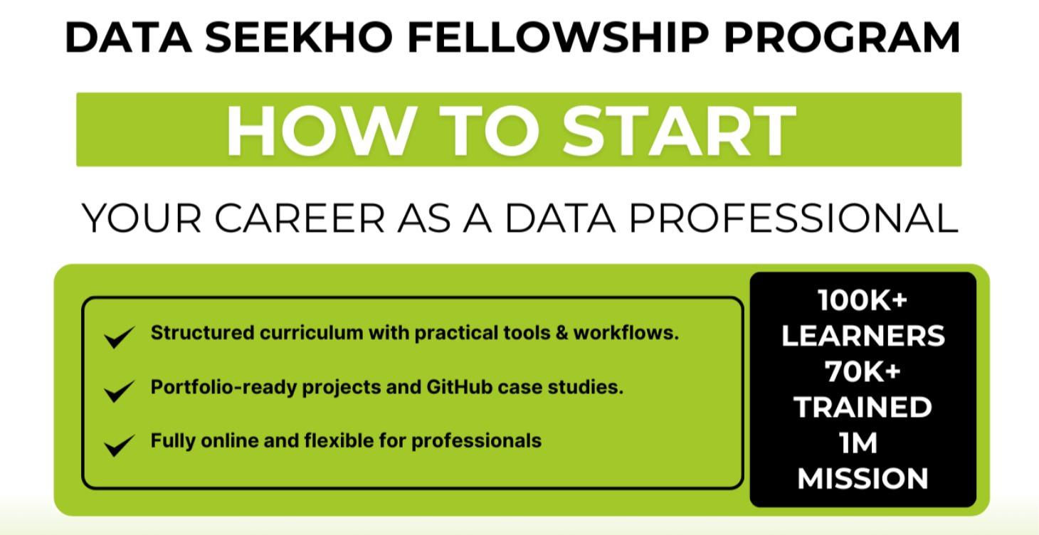 Data Seekho Fellowship Program