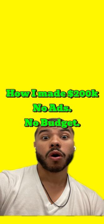 Check out how I made 200k without spending ANY money - Video coming out soon